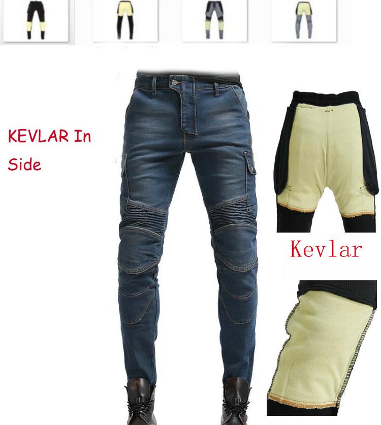 Motorcycle Gear Jeans - Kalça ve dizler üzerinde koruyucu donanım