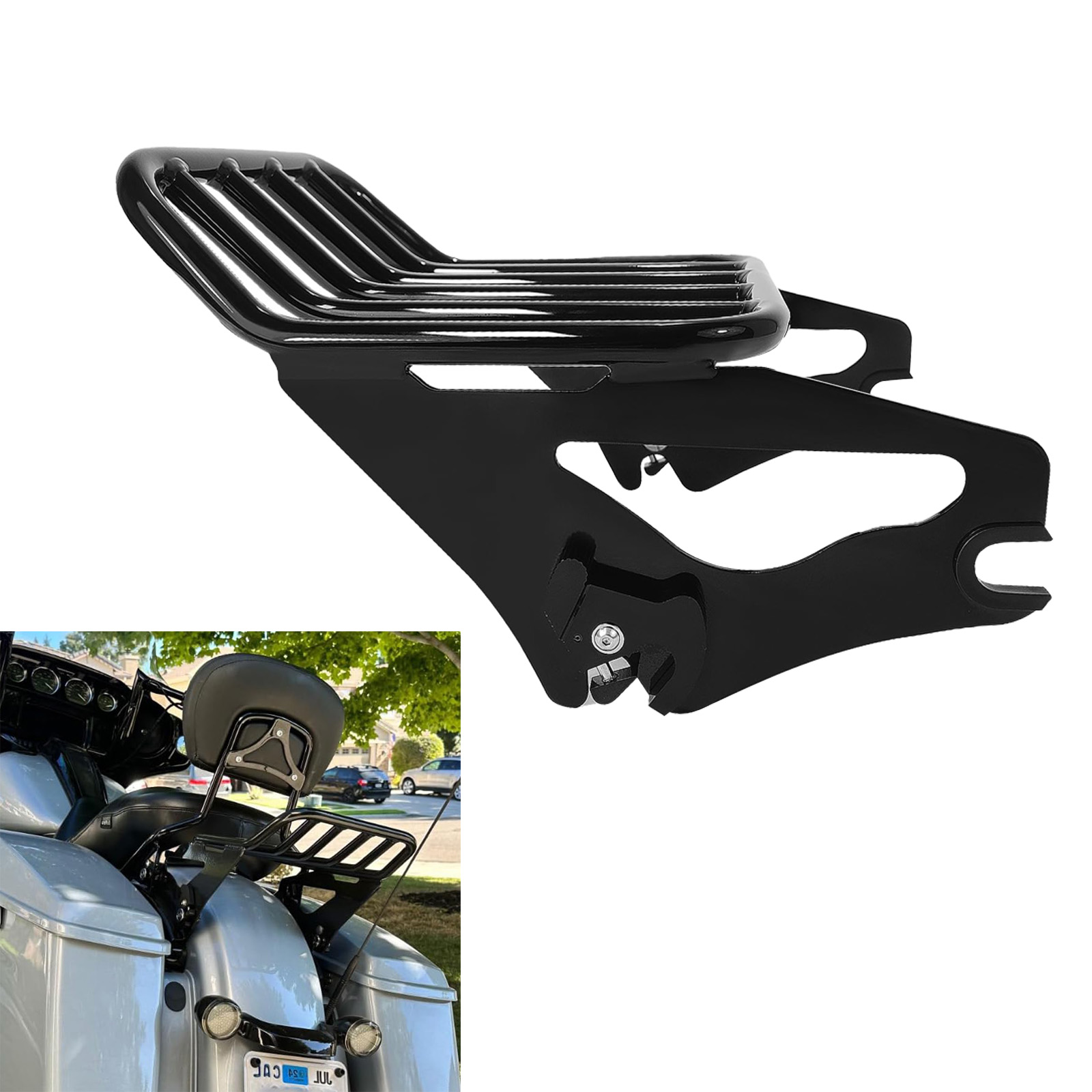 Motorcycle Gear Rack - Harley Davidson Road King Special CVO