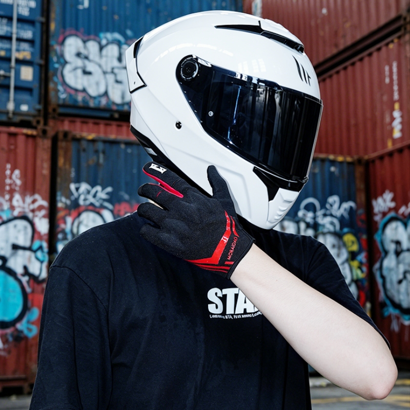 Motorcycle Gear Urban - Yazlık Fileli Nefes Alabilen Tam Parmaklı