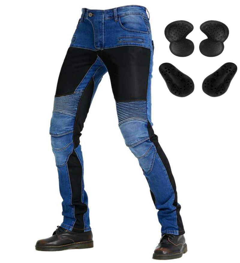 Motorcycle Gear Jeans - Motosiklet pantolonu Moto jean 4 koruyucu