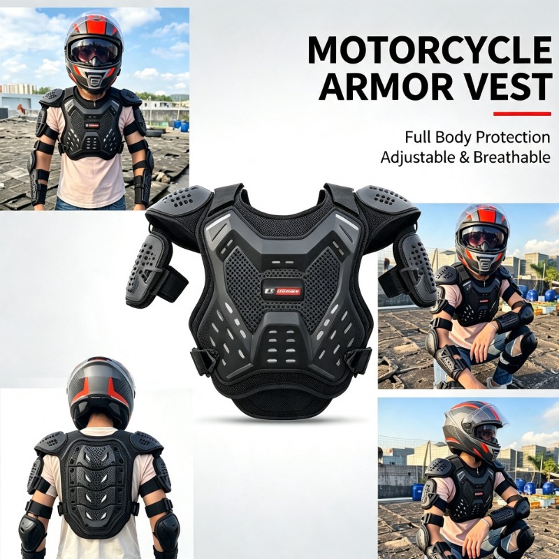 Motorcycle Gear Equipment - Motosiklet Gençlik Koruma Ekipmanı, Darbe Emici