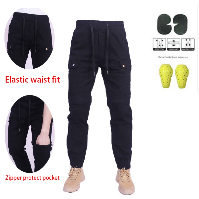 Motorcycle Gear Jeans - Rahat Motosiklet Sürüşü için Elastik Belli