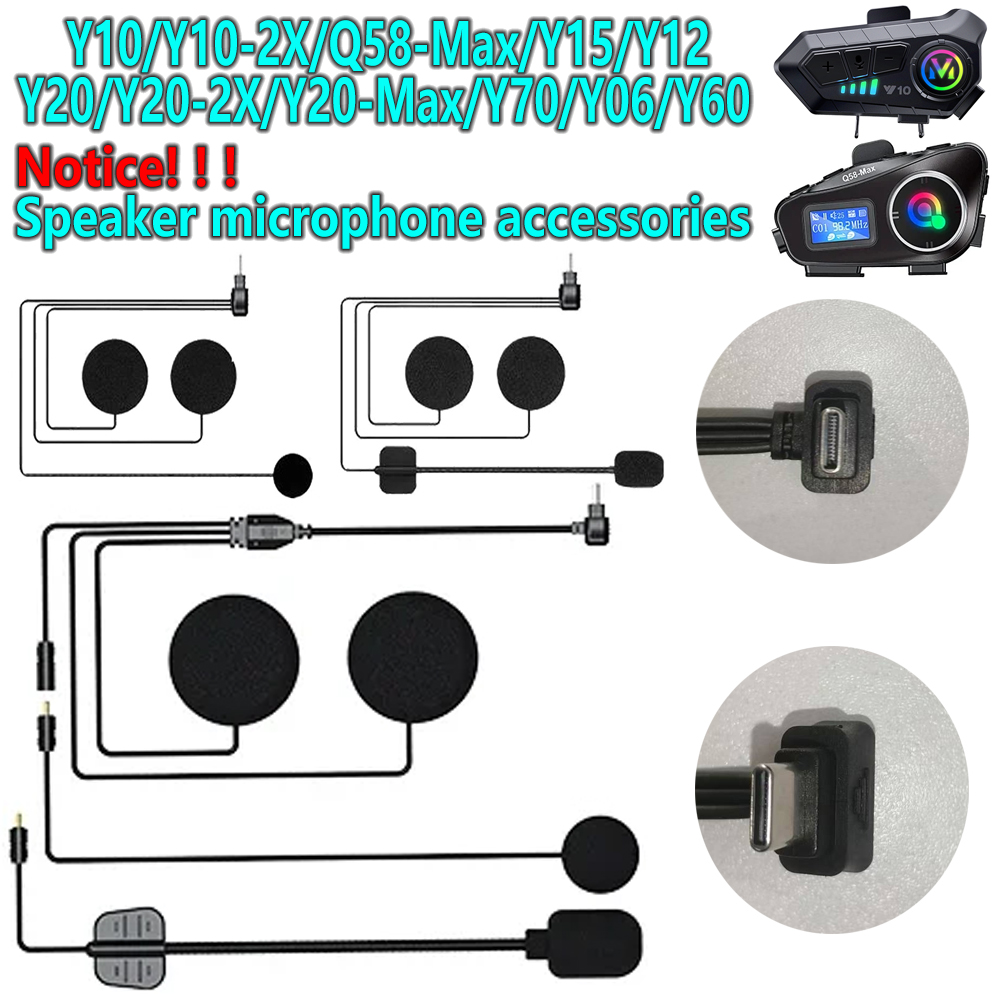 Intercom Headset Helmet - Tam, Yarım ve 3/4 Motosiklet Kaskları