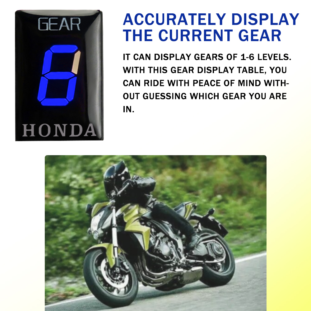 HONDA için CBR600F CBR1000R CB - Gear Indicator Display incelemesi ve fiyatı